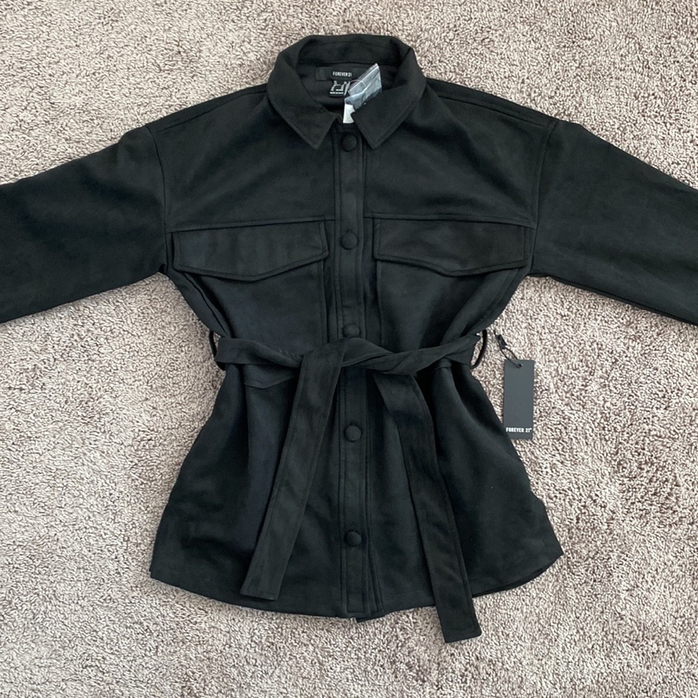 Forever 21 Black Suede Jacket